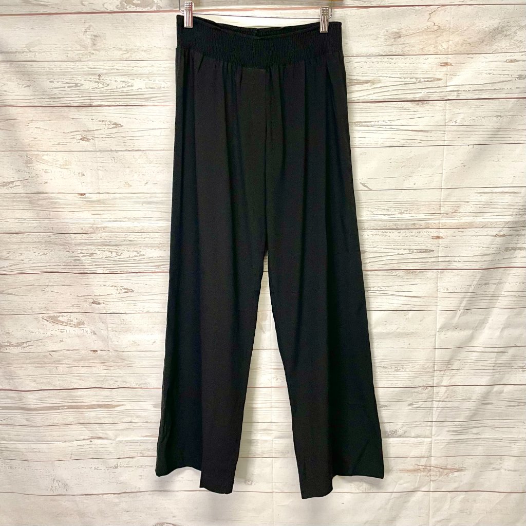 Bella Luxx Flowy Lounge Silk Pull On Pants